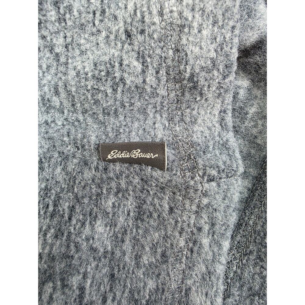 NWT XXL Women's Eddie Bauer Charcoal 1/4 Zip Fleece Top - Picture 6 of 9